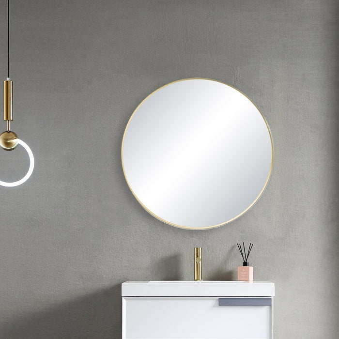 Metal Framed Bathroom Mirror