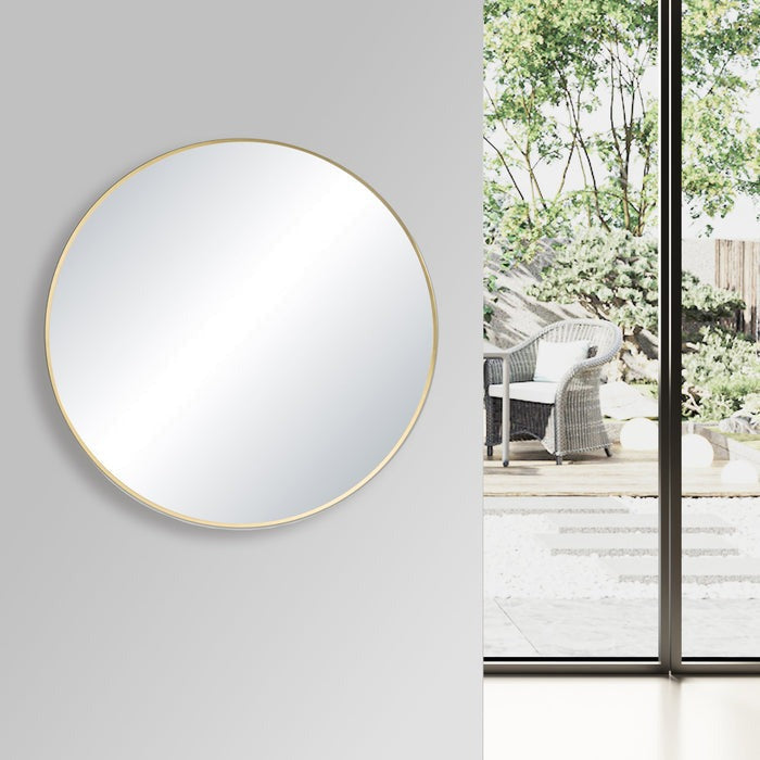Metal Framed Bathroom Mirror