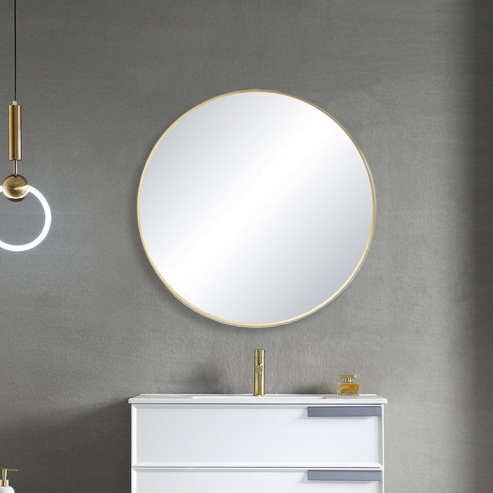 Metal Framed Bathroom Mirror