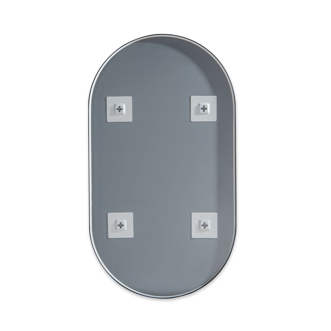 20" x 36" Metal Frame Wall-Mount Bathroom Mirror, Shatterproof