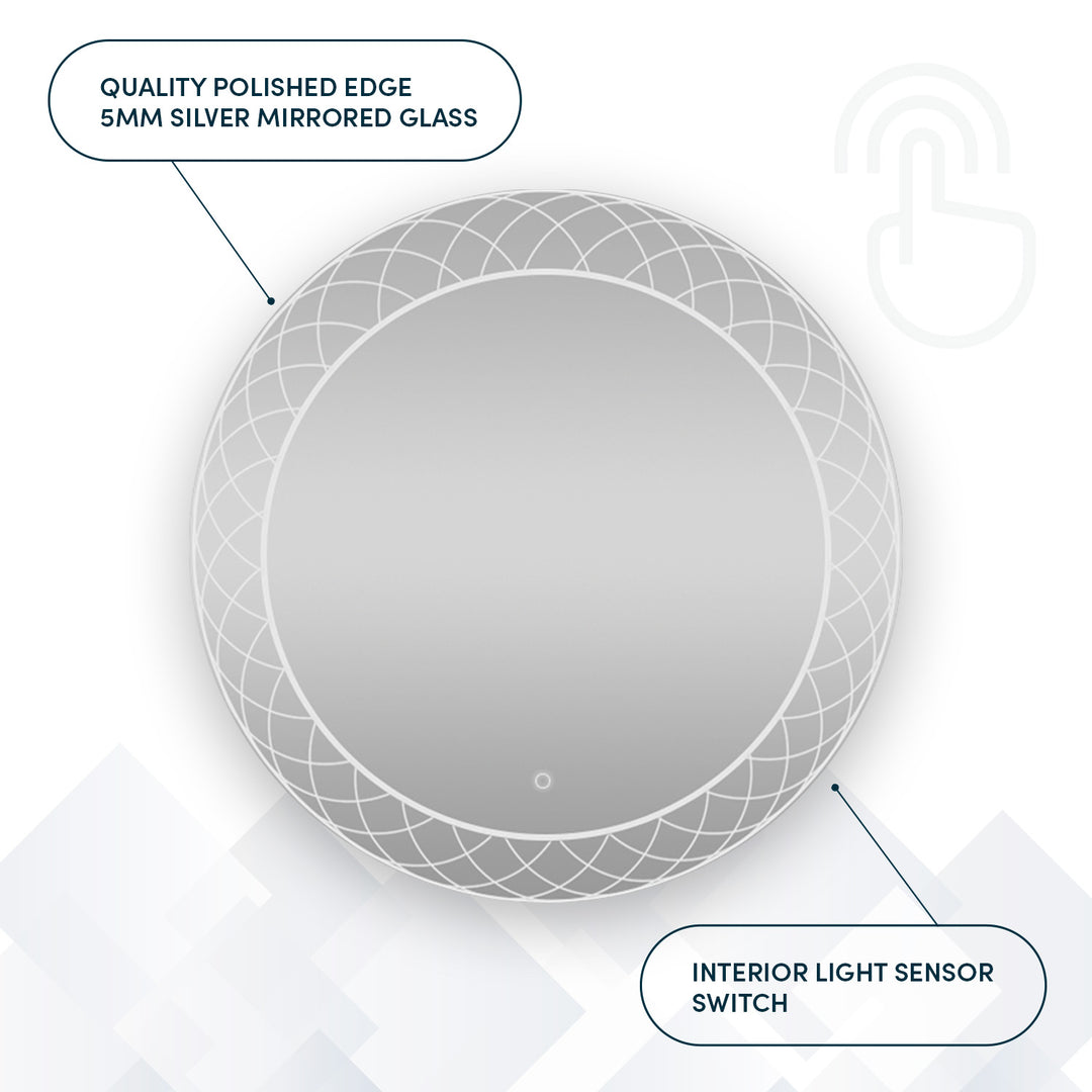 Frost 24" LED Bathroom Mirror, Anti-Fog
