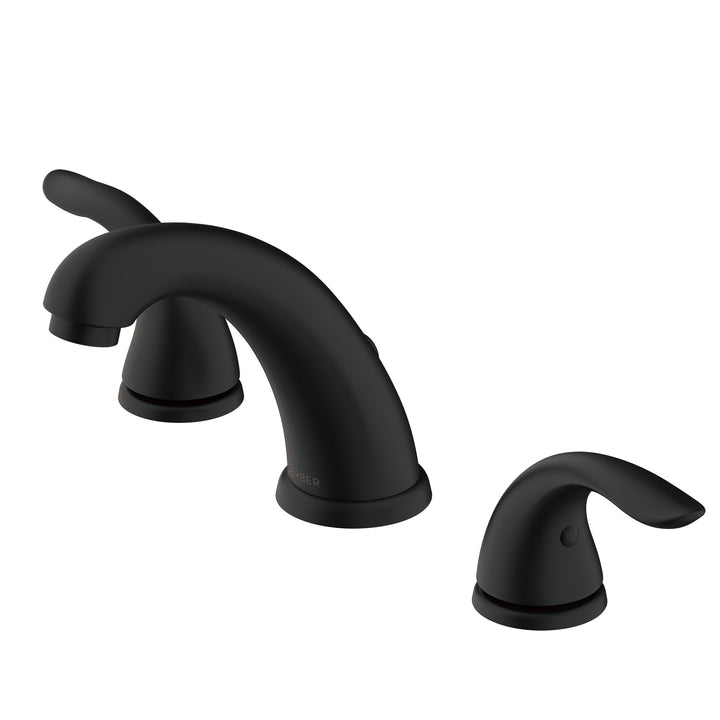 Viper™ Two Handle Widespread Bathroom Faucet with Metal Touch-Down Drain