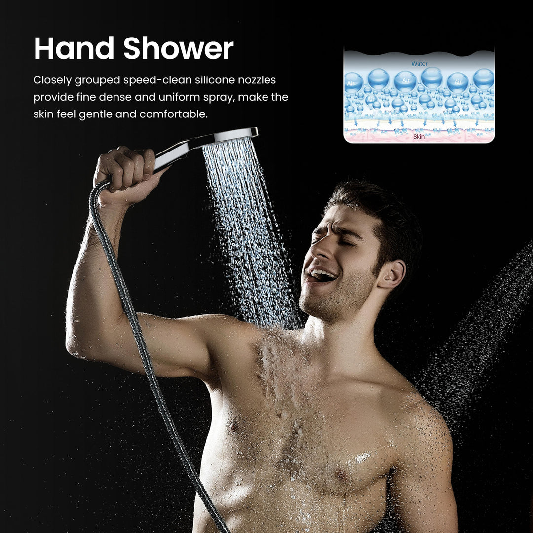 Halo 3-Mode ABS Handheld Shower Head