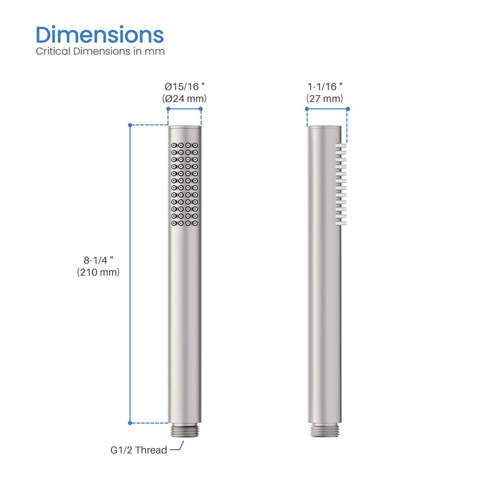 Halo Metal Handheld Shower Head
