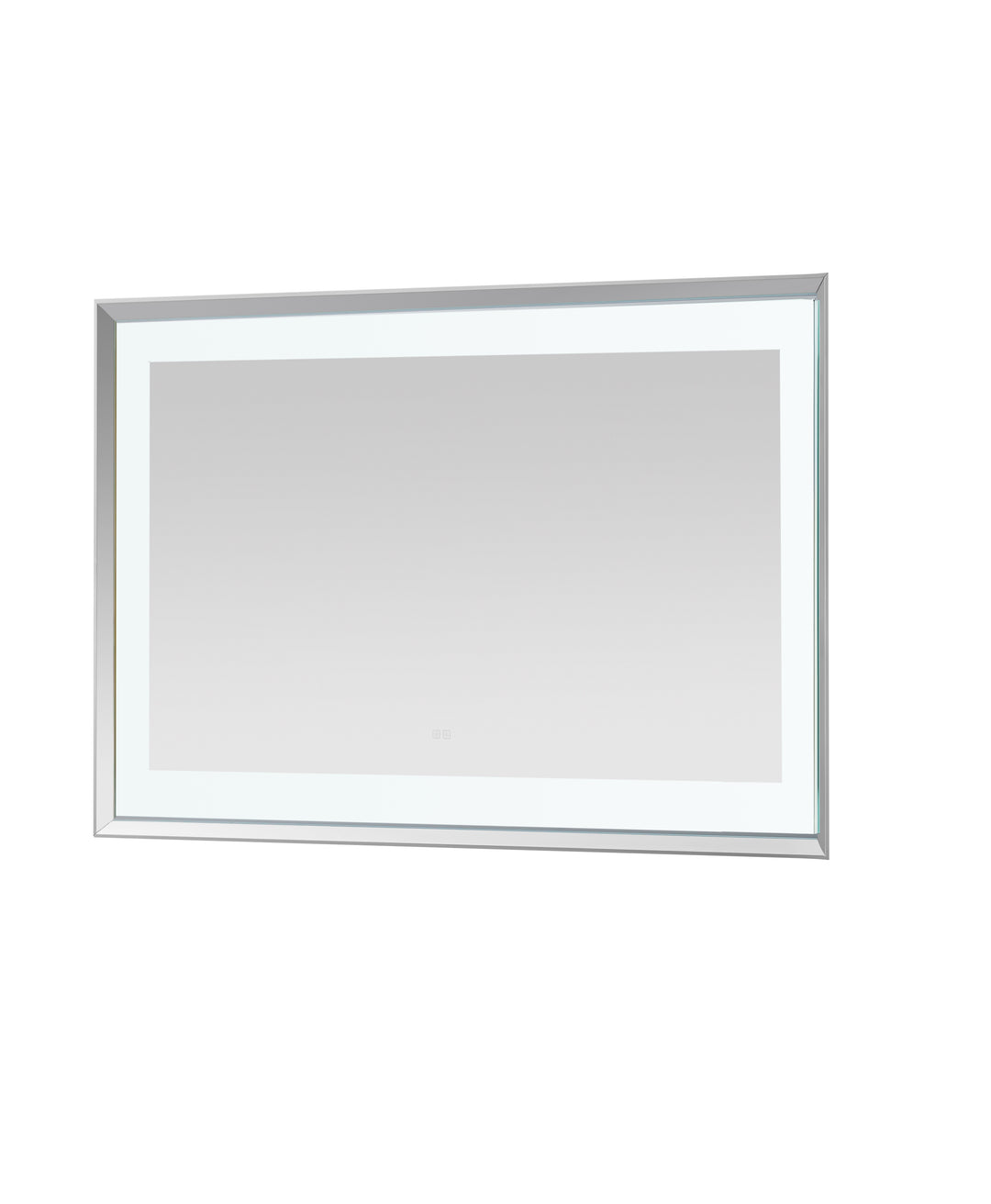 Madison 48" x 36" Framed LED Bathroom Mirror, Anti-Fog in Chrome