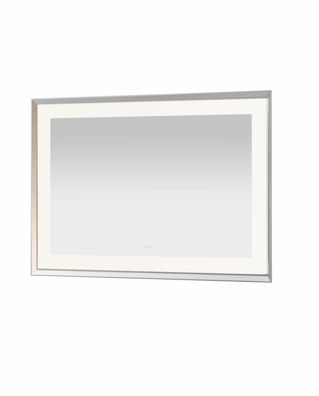 Madison 48" x 36" Framed LED Bathroom Mirror, Anti-Fog in Chrome