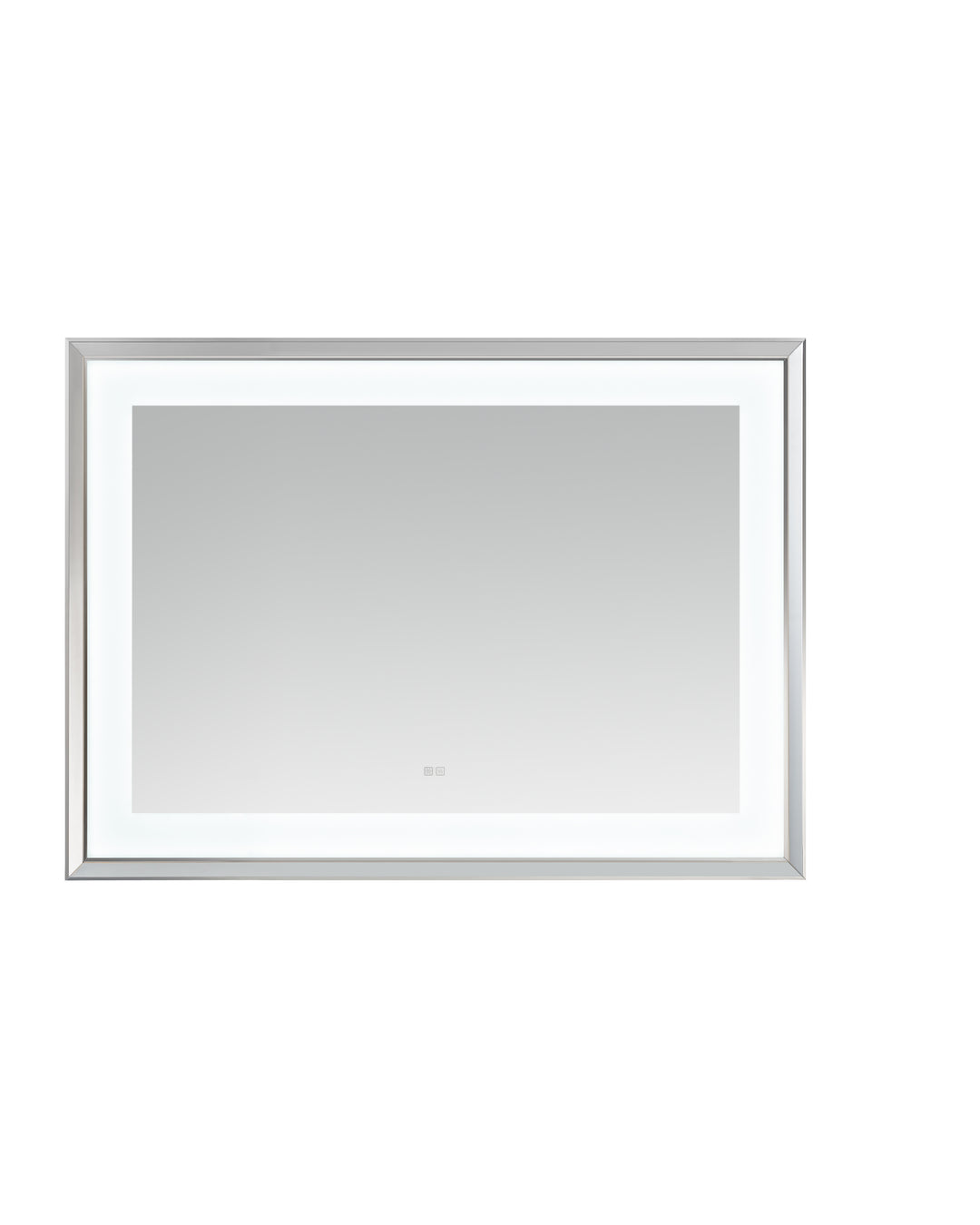 Madison 48" x 36" Framed LED Bathroom Mirror, Anti-Fog in Chrome