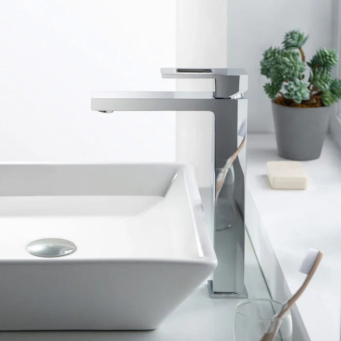 Quadra Single-Handle Single-Hole Bathroom Vessel Sink Faucet