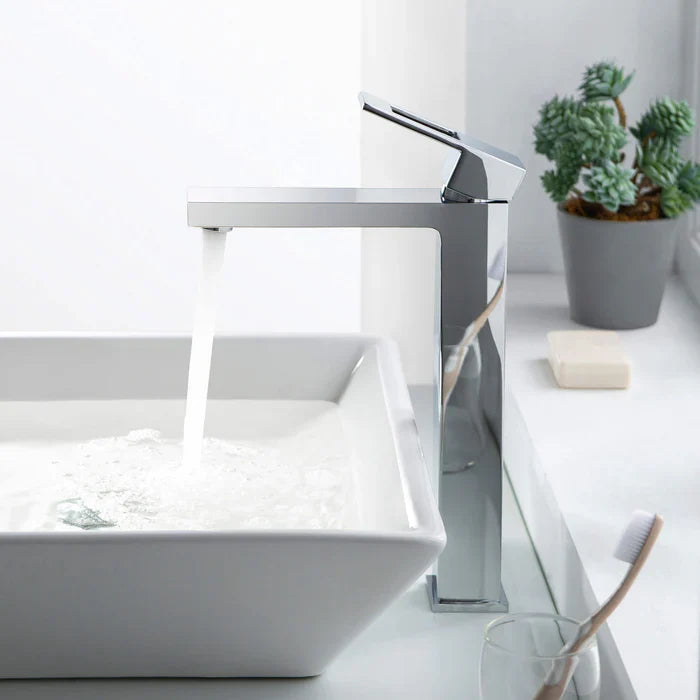 Quadra Single-Handle Single-Hole Bathroom Vessel Sink Faucet