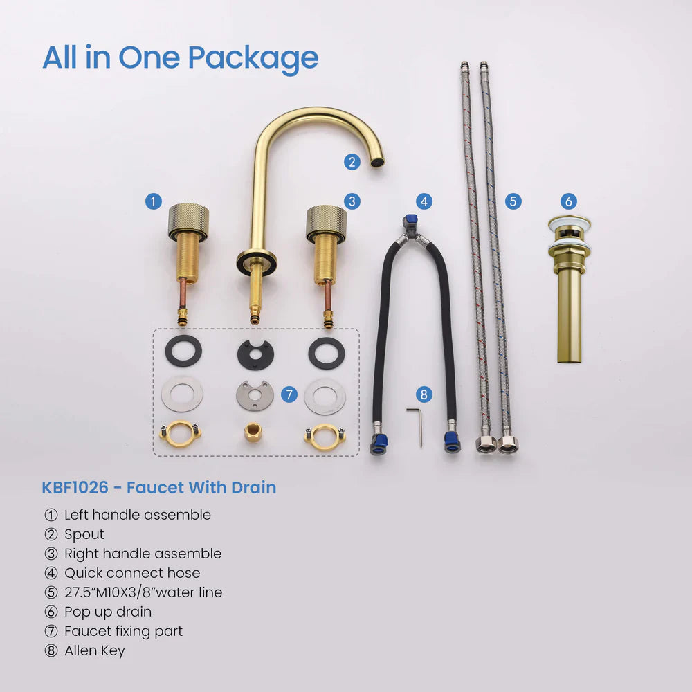 Widespread Bathroom Faucet in KBF1026