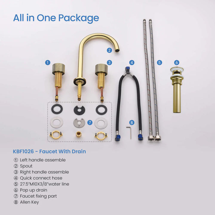 Widespread Bathroom Faucet in KBF1026