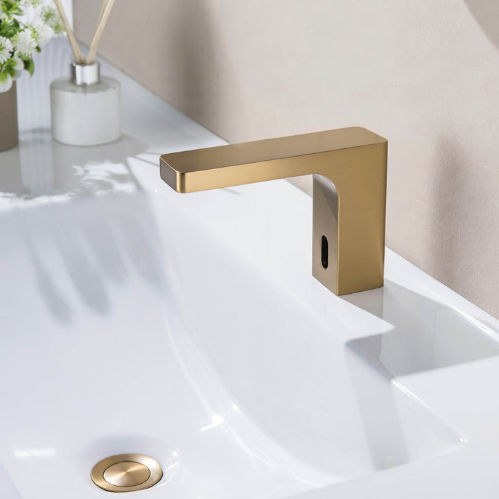 Fusion Touchless Bathroom Faucet with Pop-Up Drain