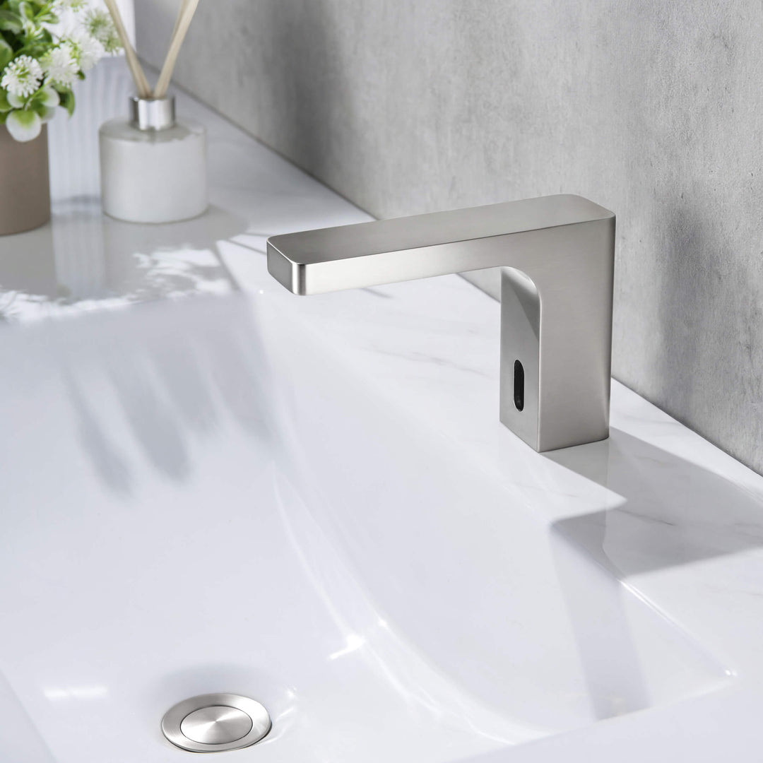Fusion Touchless Bathroom Faucet with Pop-Up Drain
