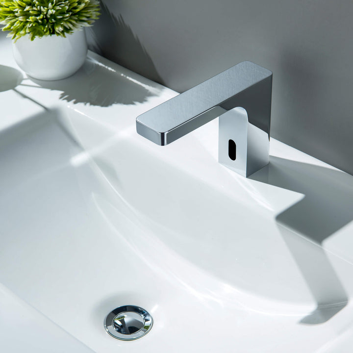 Fusion Touchless Bathroom Faucet with Pop-Up Drain