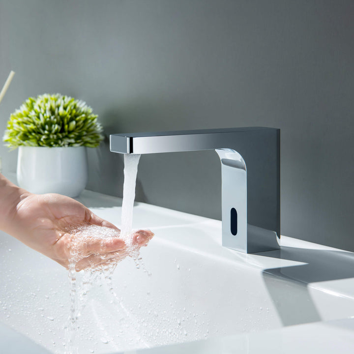 Fusion Touchless Bathroom Faucet with Pop-Up Drain