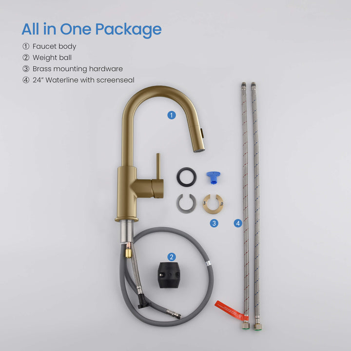 Halo Single-Handle Pull-Down Kitchen &amp; Bar Faucet