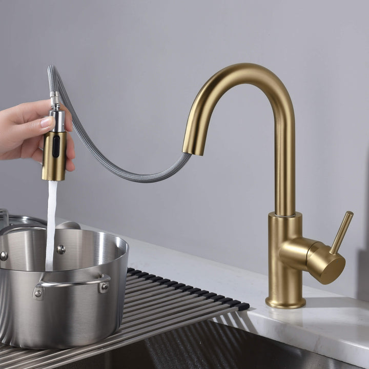 Halo Single-Handle Pull-Down Kitchen &amp; Bar Faucet