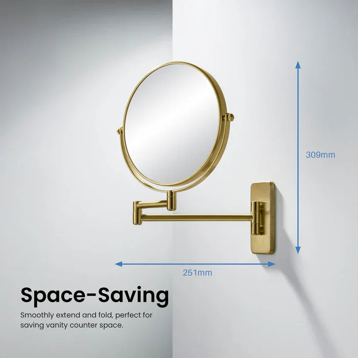 Wall-Mount Magnifying Makeup Mirror