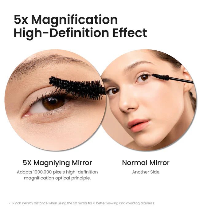 Wall-Mount Magnifying Makeup Mirror