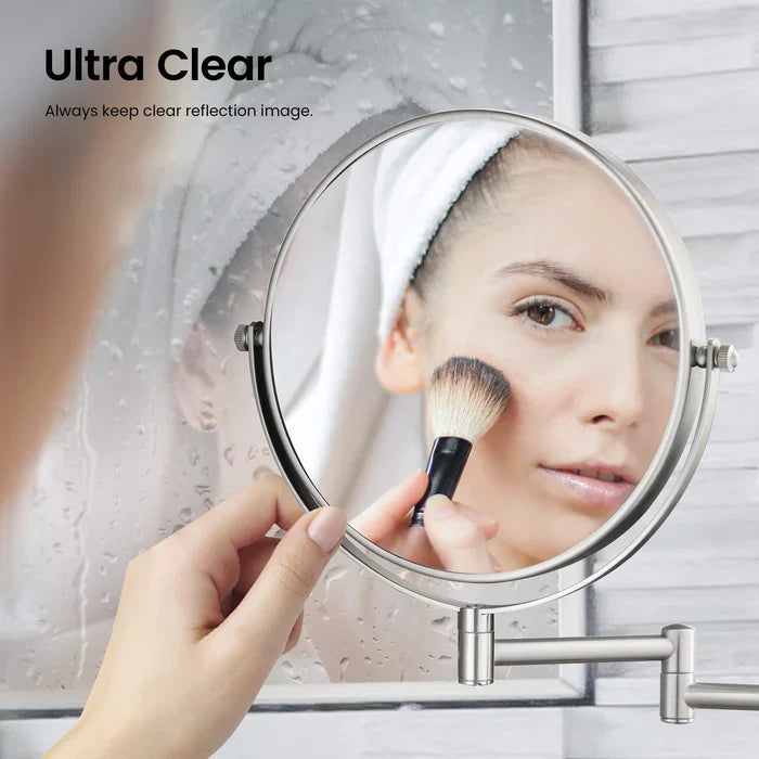 Wall-Mount Magnifying Makeup Mirror