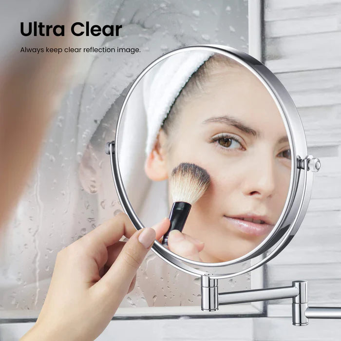 Wall-Mount Magnifying Makeup Mirror