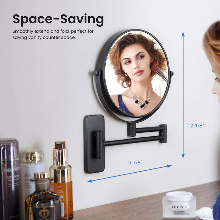 Wall-Mount Magnifying Makeup Mirror