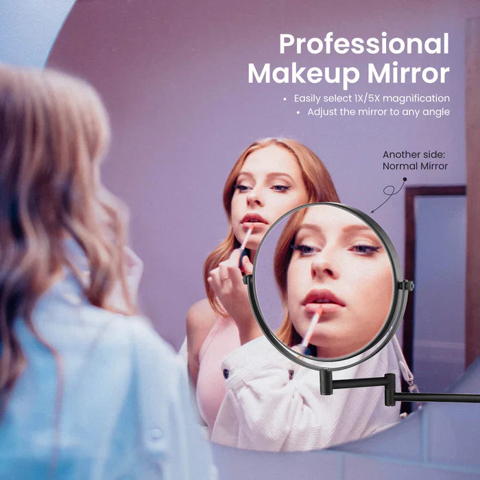 Wall-Mount Magnifying Makeup Mirror