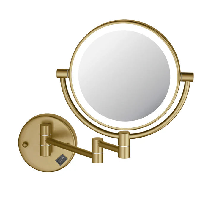 Halo LED Wall-Mount Magnifying Makeup Mirror