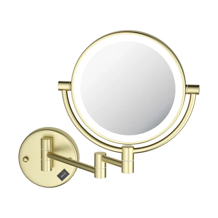 Halo LED Wall-Mount Magnifying Makeup Mirror