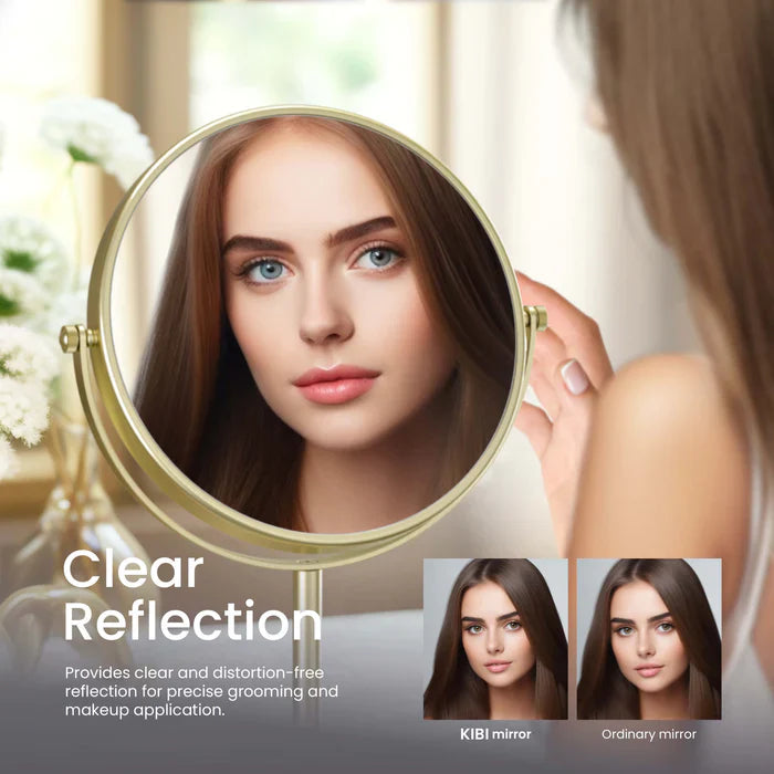 Halo Freestanding 5x Magnifying Makeup Mirror