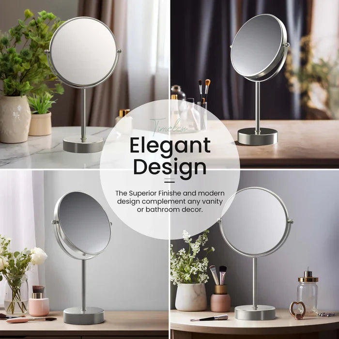 Halo Freestanding 5x Magnifying Makeup Mirror