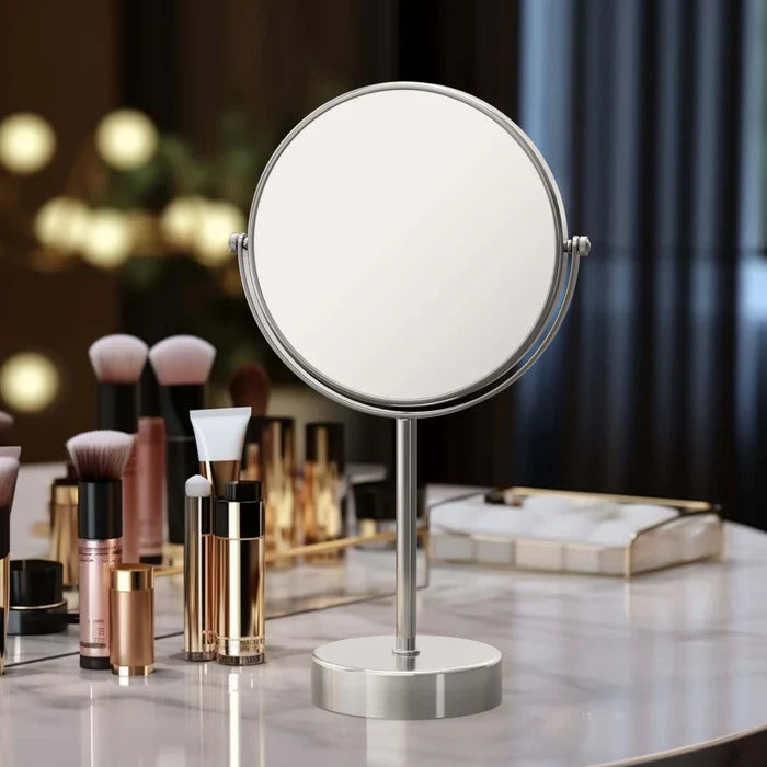 Halo Freestanding 5x Magnifying Makeup Mirror