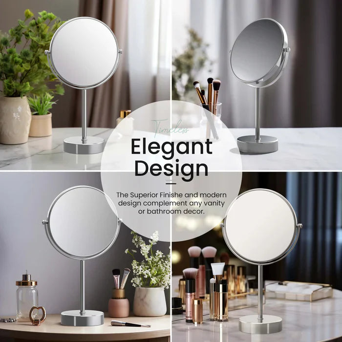 Halo Freestanding 5x Magnifying Makeup Mirror