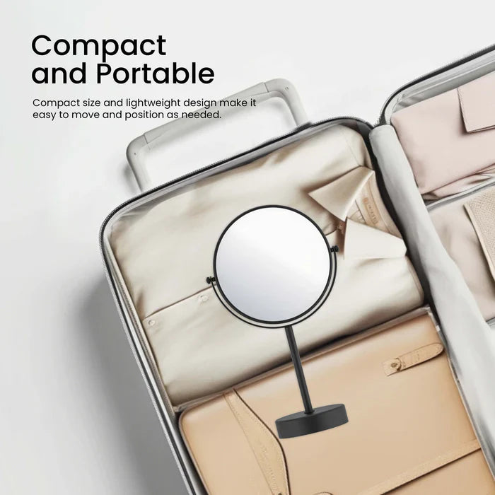 Halo Freestanding 5x Magnifying Makeup Mirror