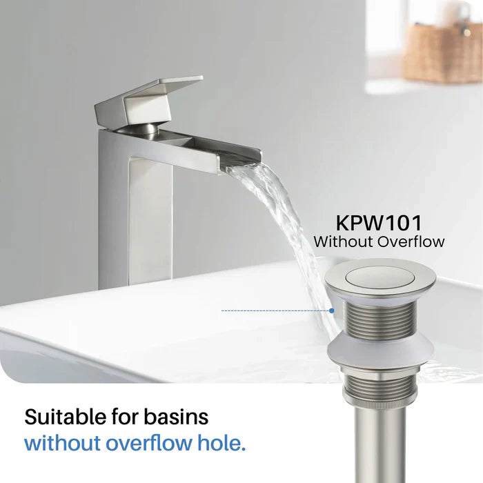 Quadra Single-Handle Single-Hole Bathroom Vessel Sink Faucet
