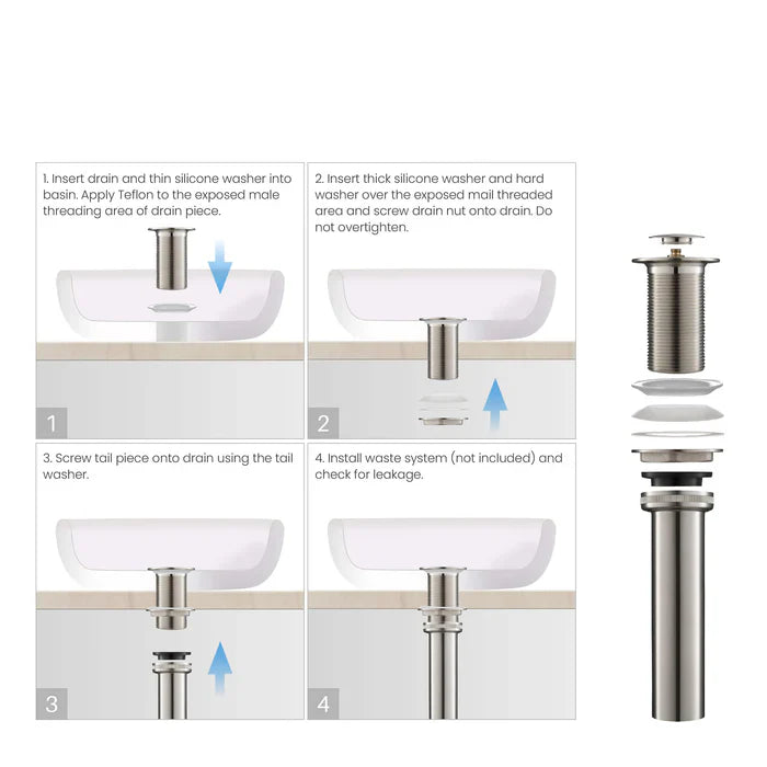 Quadra Single-Handle Single-Hole Bathroom Vessel Sink Faucet