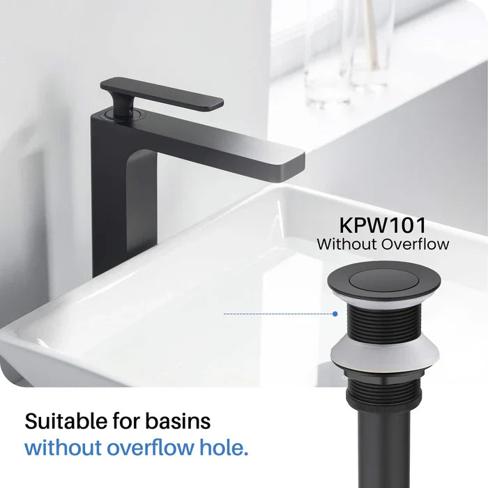 Quadra Single-Handle Single-Hole Bathroom Vessel Sink Faucet