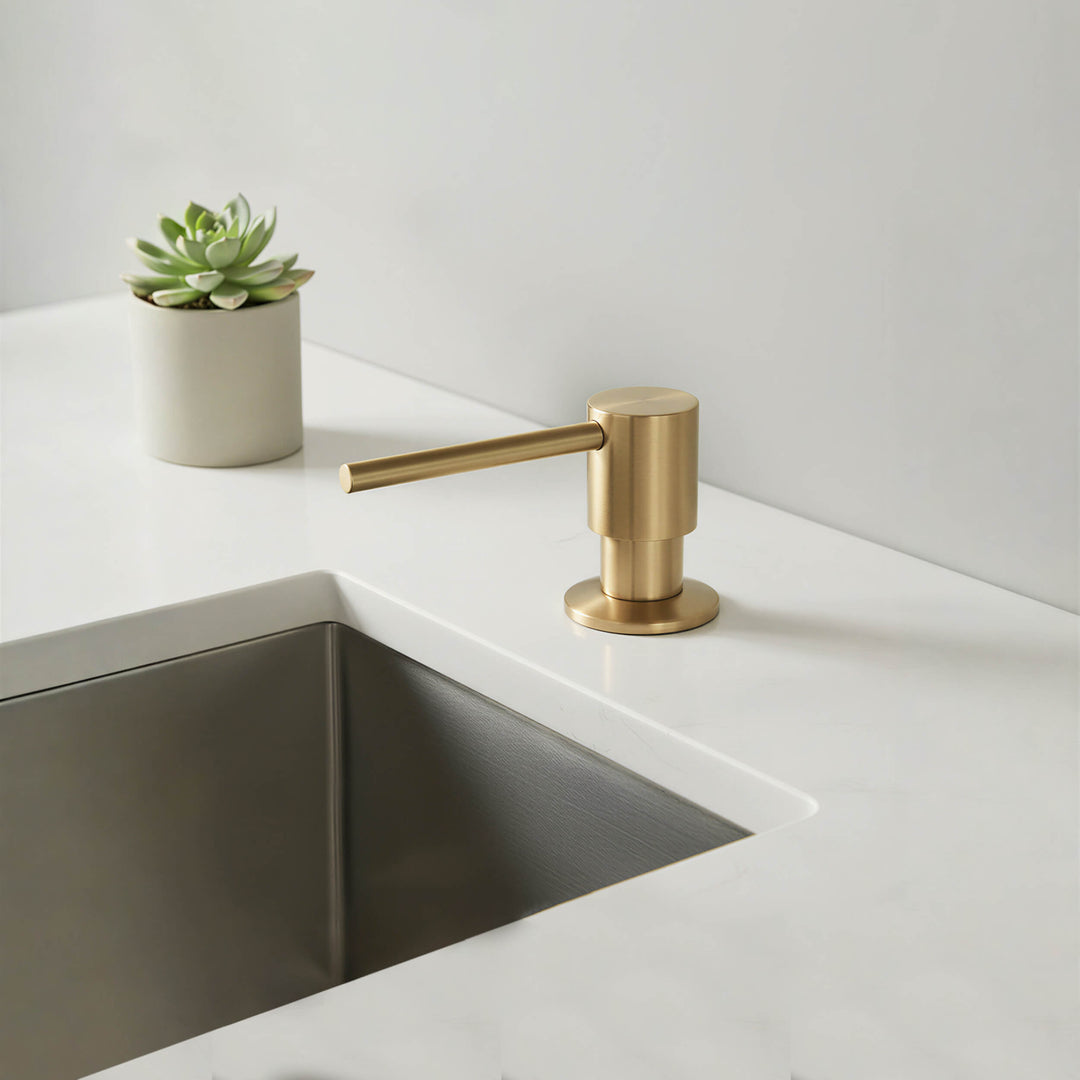 Solid Brass Kitchen Soap Dispenser