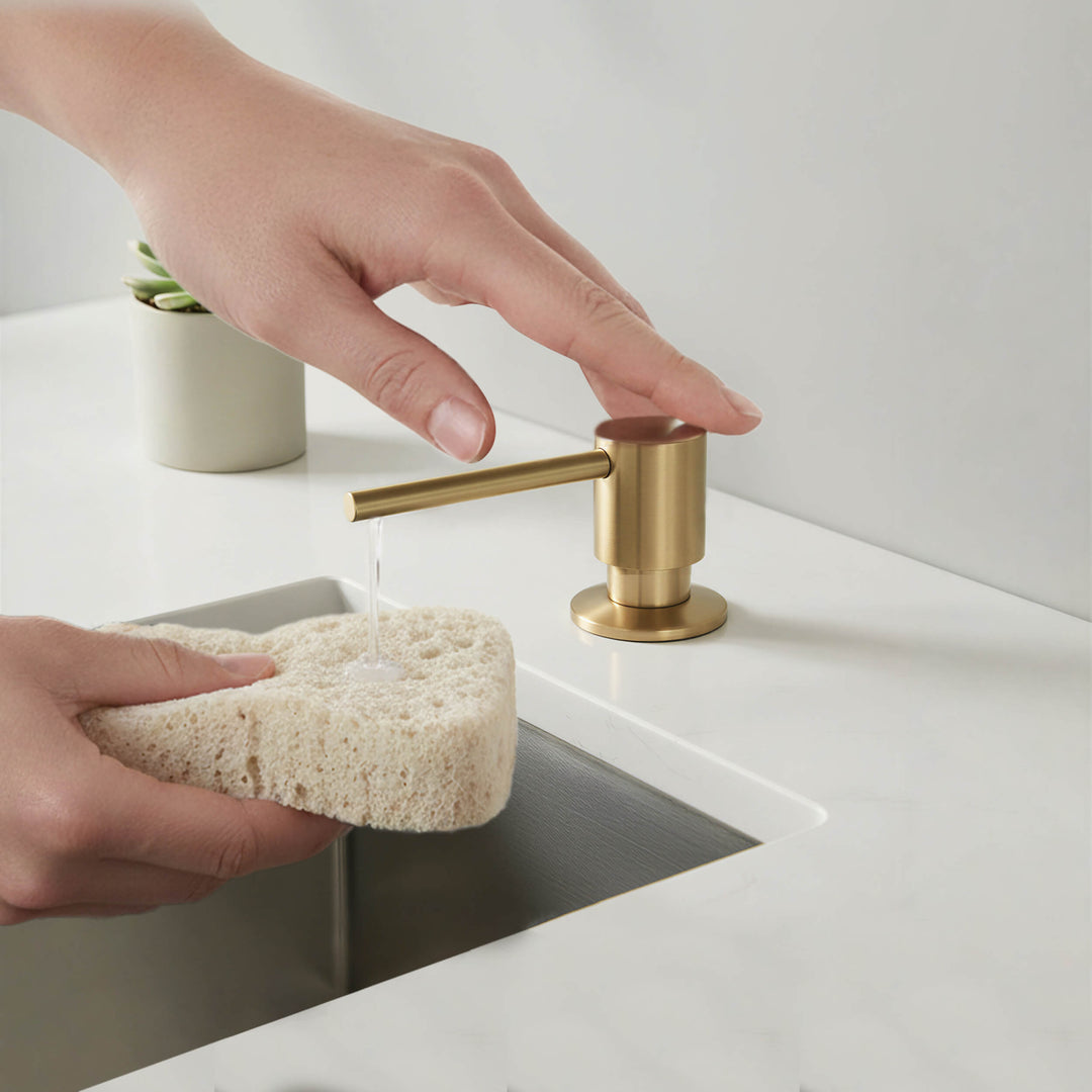 Solid Brass Kitchen Soap Dispenser