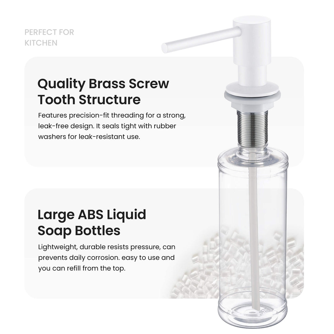 Solid Brass Kitchen Soap Dispenser