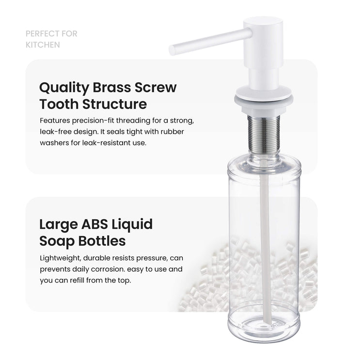 Solid Brass Kitchen Soap Dispenser