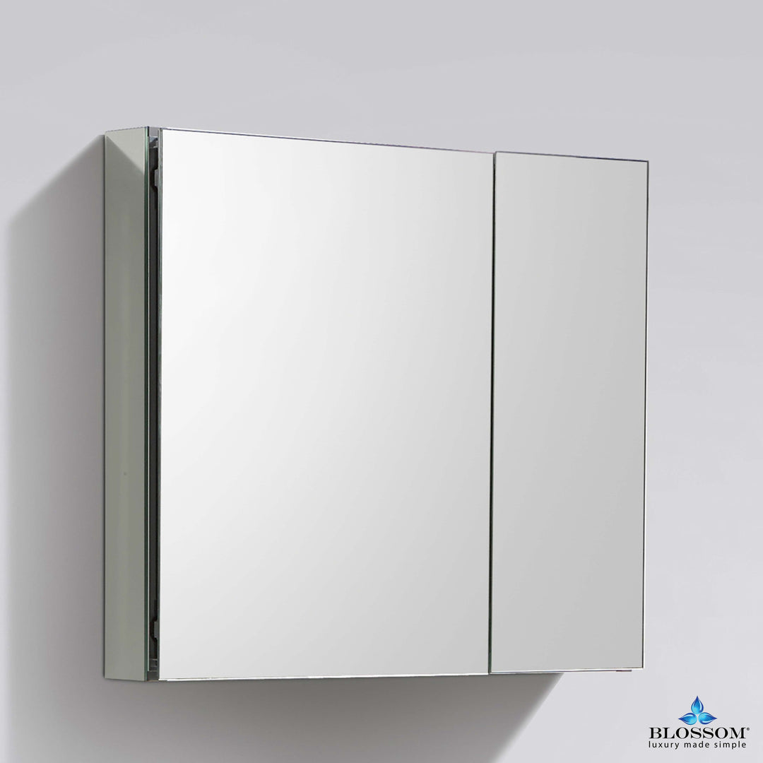Aluminum Recessed or Surface-Mount Medicine Cabinet