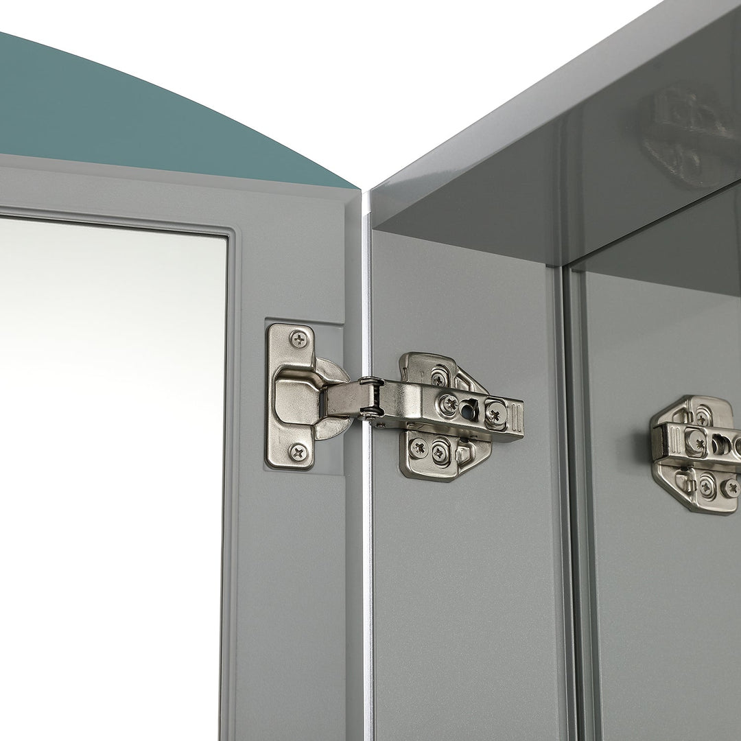 Bevel Recessed or Surface-Mount Aluminum Medicine Cabinet
