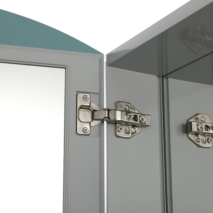 Bevel Recessed or Surface-Mount Aluminum Medicine Cabinet