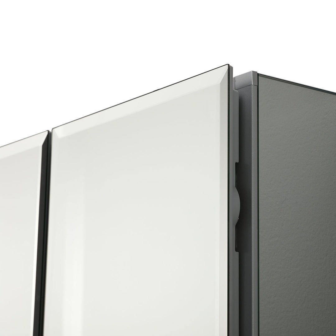 Bevel Recessed or Surface-Mount Aluminum Medicine Cabinet