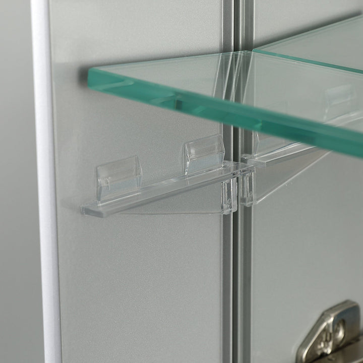 Bevel Recessed or Surface-Mount Aluminum Medicine Cabinet