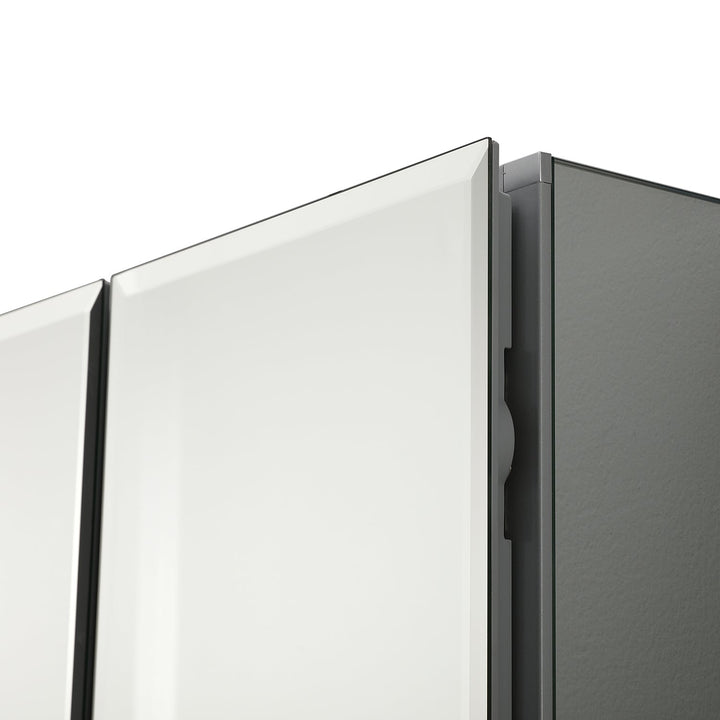 Bevel Recessed or Surface-Mount Aluminum Medicine Cabinet