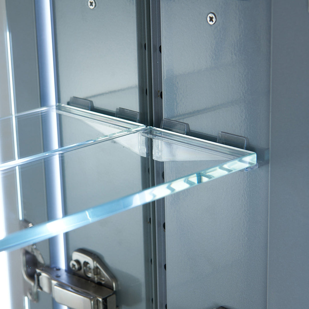 Pollux 20" Recessed or Surface-Mount LED Medicine Cabinet
