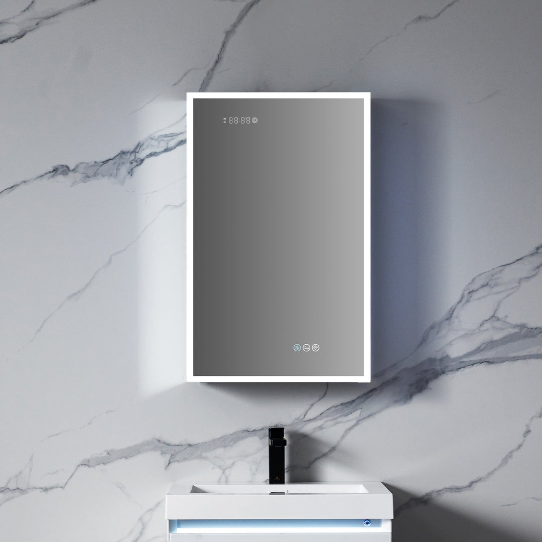 Sirius Recessed or Surface-Mount LED Medicine Cabinet