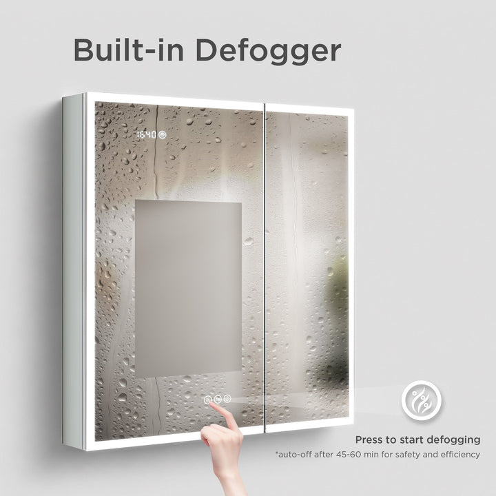 Sirius Recessed or Surface-Mount LED Medicine Cabinet